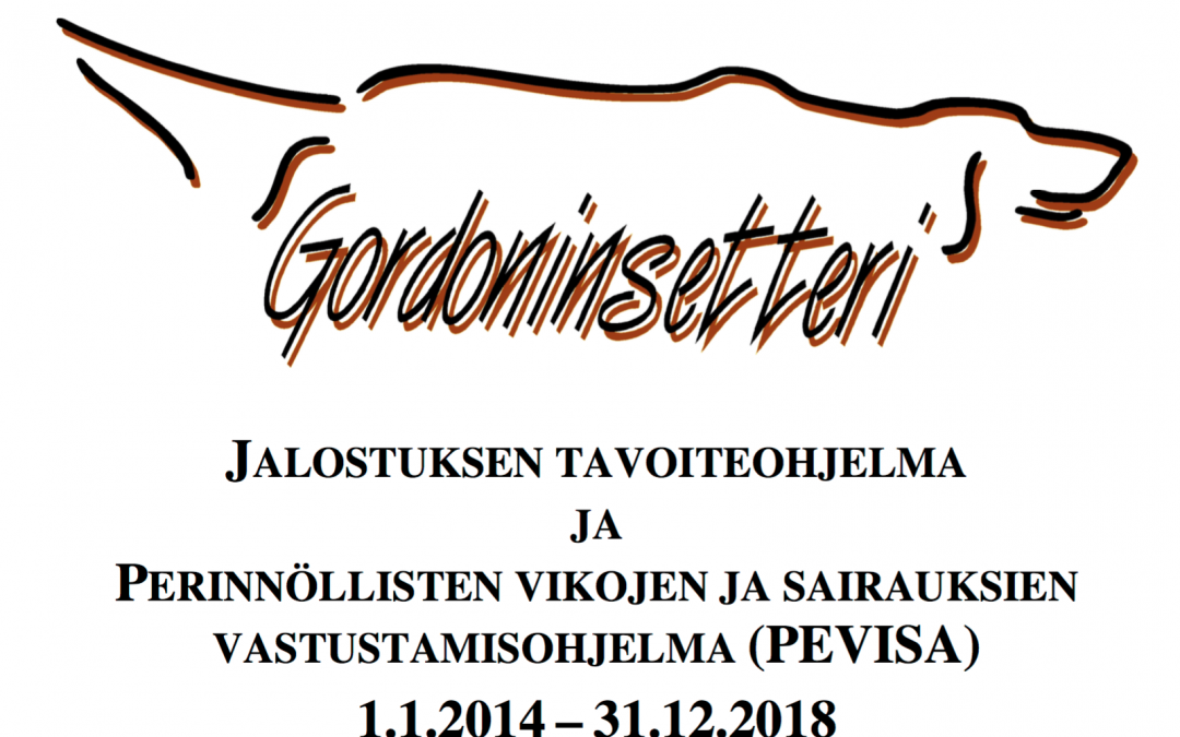 Gordoninsettereiden populaatiokartoitus