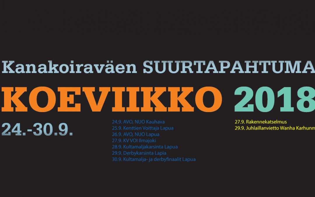 KOEVIIKON FACEBOOK -RYHMÄ AVATTU