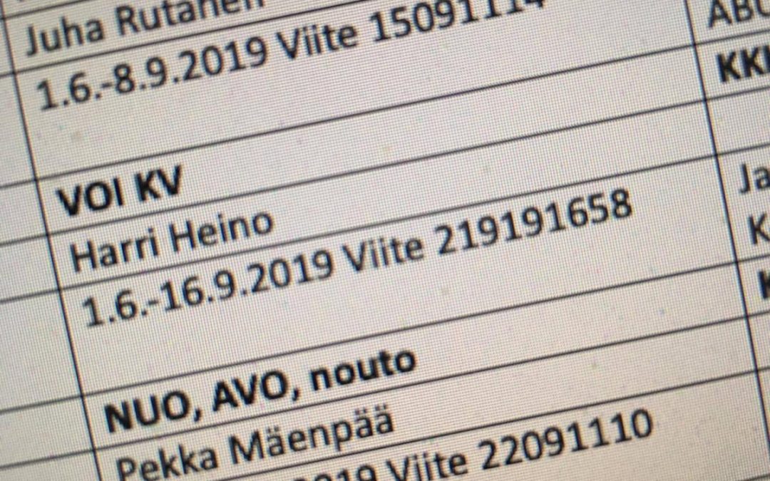Muista viite kun maksat koemaksun
