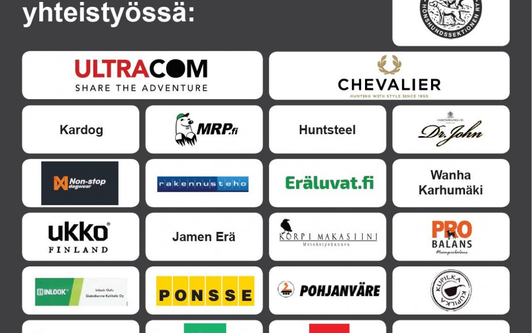 Yhteistyökumppanimme kaudelle 2019-2020